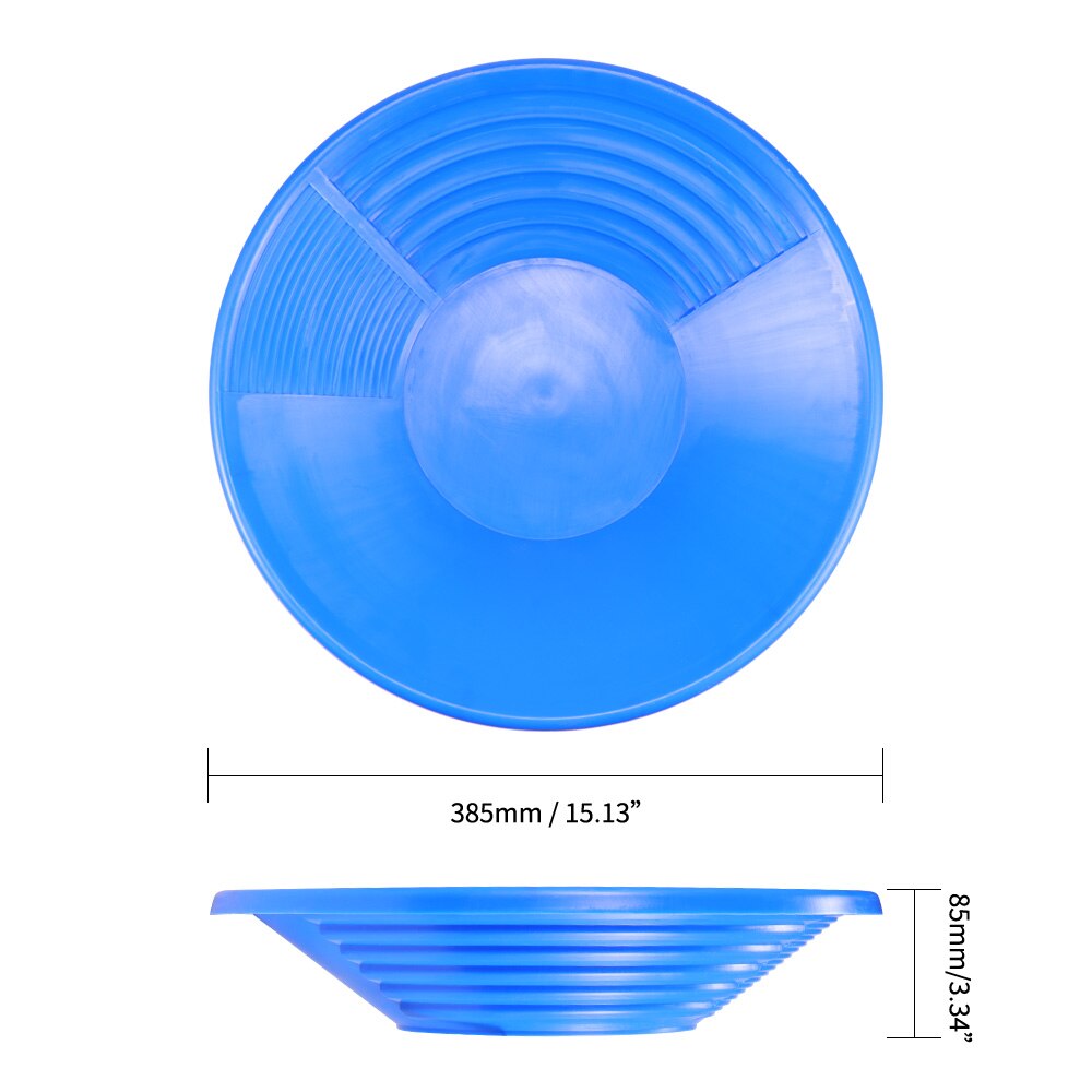 Plastic Gold Pan Basin Nugget Mining Pan Dredging Prospecting River Tool Wash Gold Panning Equipment