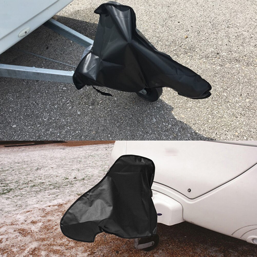 Campervan Dust Protector Caravan Tailer Coupling Lock Rain Snow Waterproof Accessories Towing Hitch Cover 87x62cm Hook Connector
