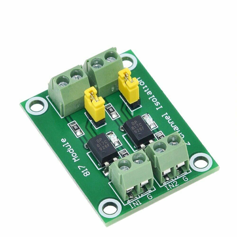 Optoaislador PC817 de 2 canales, conexión para Arduino, optoacoplador ST