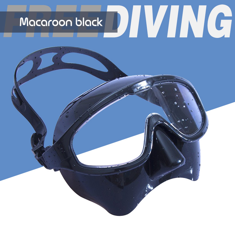 Occhialini subacquei regolabili antiappannamento impermeabile Snorkeling subacqueo tuffo maschera occhiali occhiali: Grigio chiaro