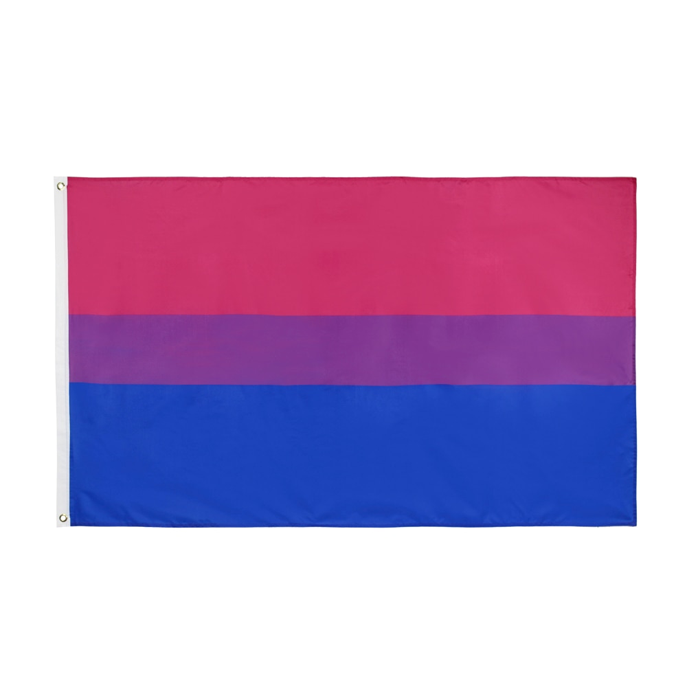 90*150cm lgbt bi pride biseksuelt flagg