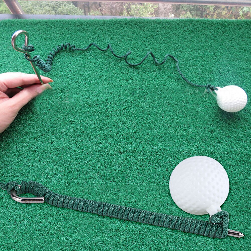 Golfflue swing træning reb bold udendørs golfkølle træningstilbehør til opvarmning eller en hurtig træningssession
