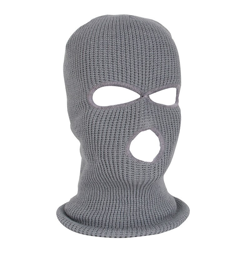 Balaclava Mask Hat Winter Cover Neon Mask Green Halloween Caps for Party Motorcycle Bicycle Ski Cycling Full Face Cover Masks: Gray