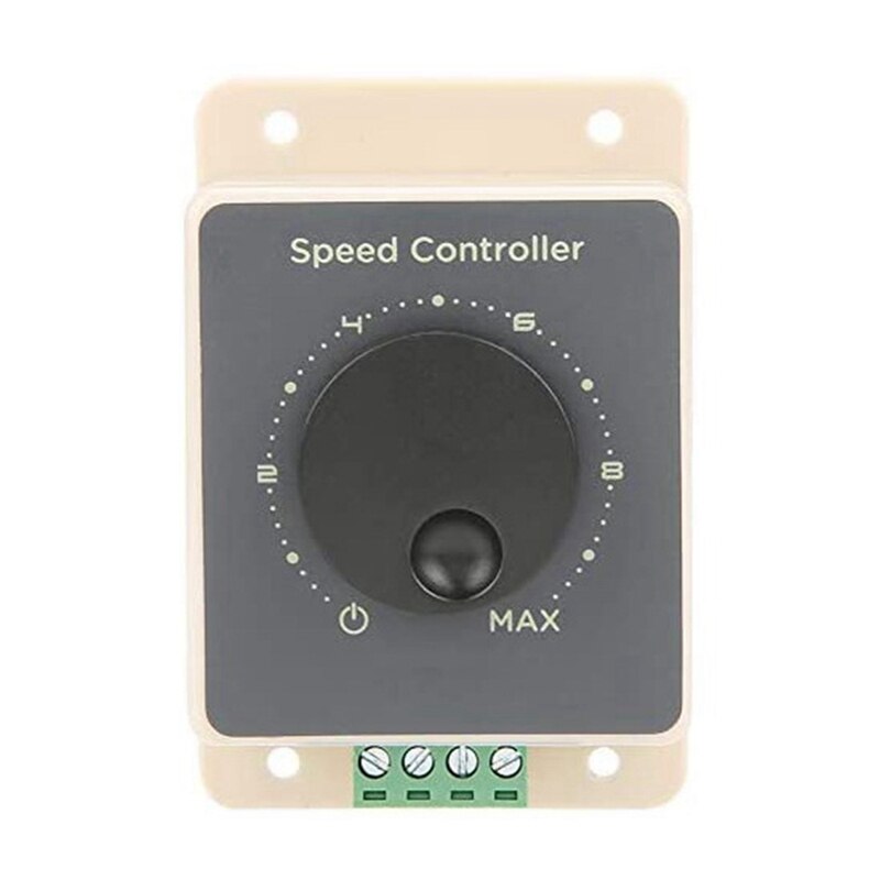 DC 10-60V 20A motortoerentalregeling, PWM-controller snelheidsregelaar traploze draaischakelaar, waterdichte shell snelheidsregelaar