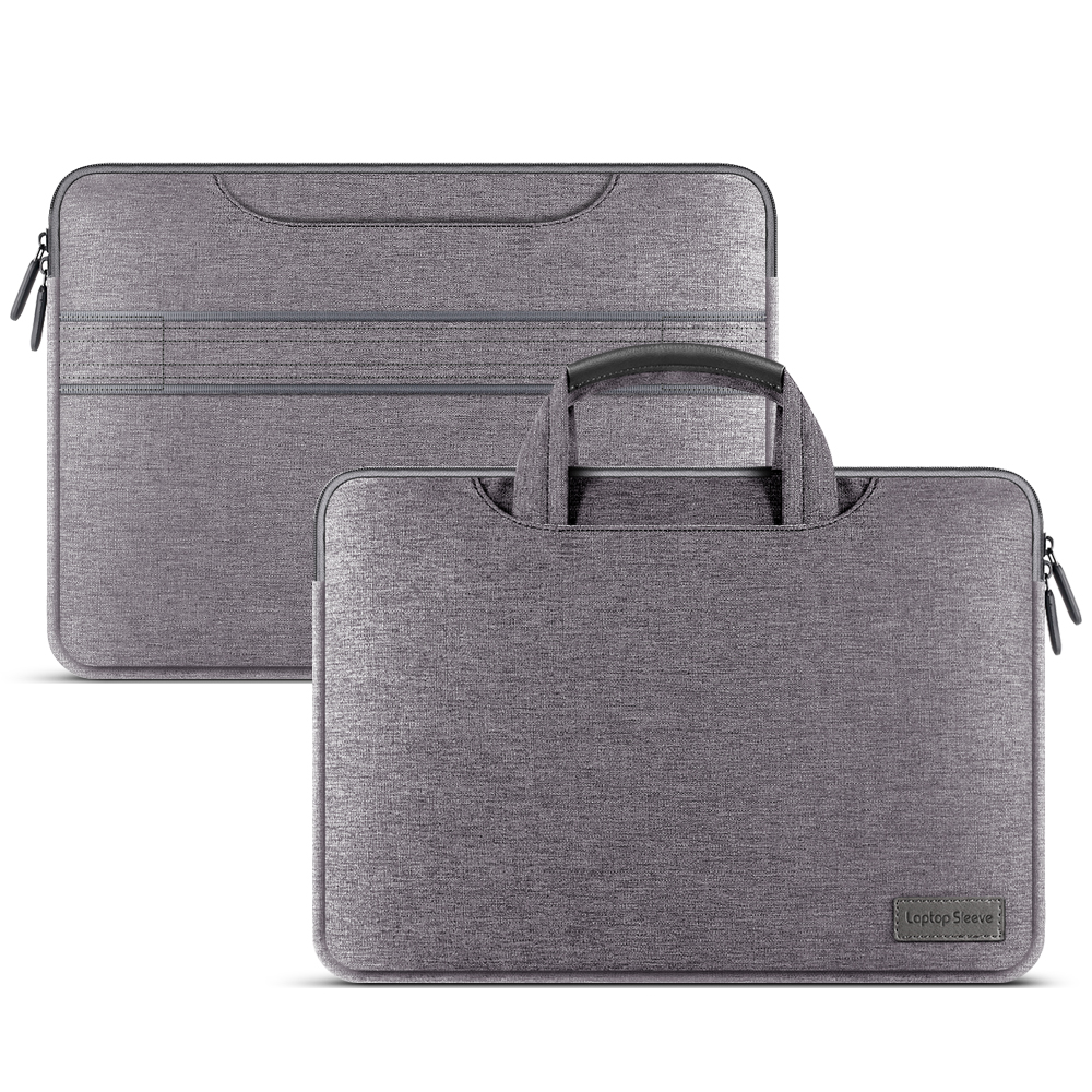 Estojo de laptop, capa de laptop macbook air pro 11 12 13 15, bolsa de manga 15.6, 13.3 polegadas para notebook lenovo xiaomi asus hp dell: Cinza / 15 inch