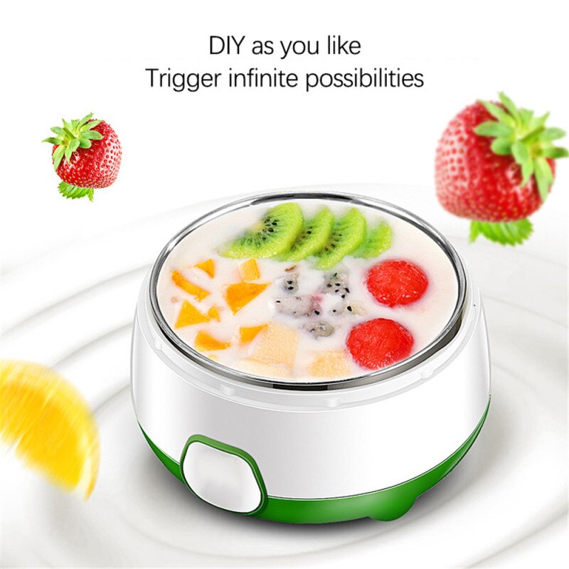 Electric Yogurt Maker Multifunction DIY Fermenter Automatic Rice Wine Fruit Enzyme Machine 1L Yoghurt Glass Liner Kithchen Tool