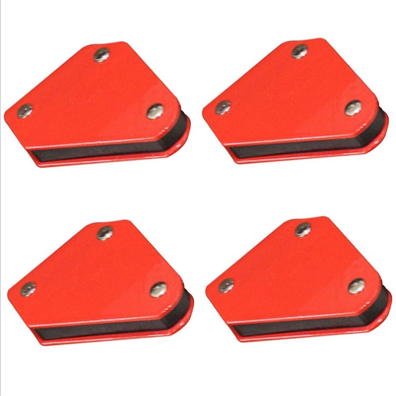 Soporte de soldadura magnético multiángulo, accesorio de soldadura de flecha fuerte, localizador de esquina, herramientas de soldadura eléctrica, 1 Uds.: 4PCS 10LBS-5.5KG