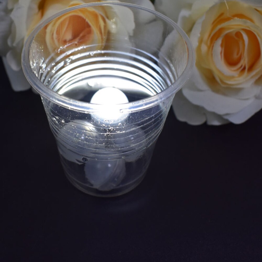 LED Floating Lights Decoration Battery Powered Small Size Floatable Globe Lights Floating Lights Pool Lights for Illumination Us: White