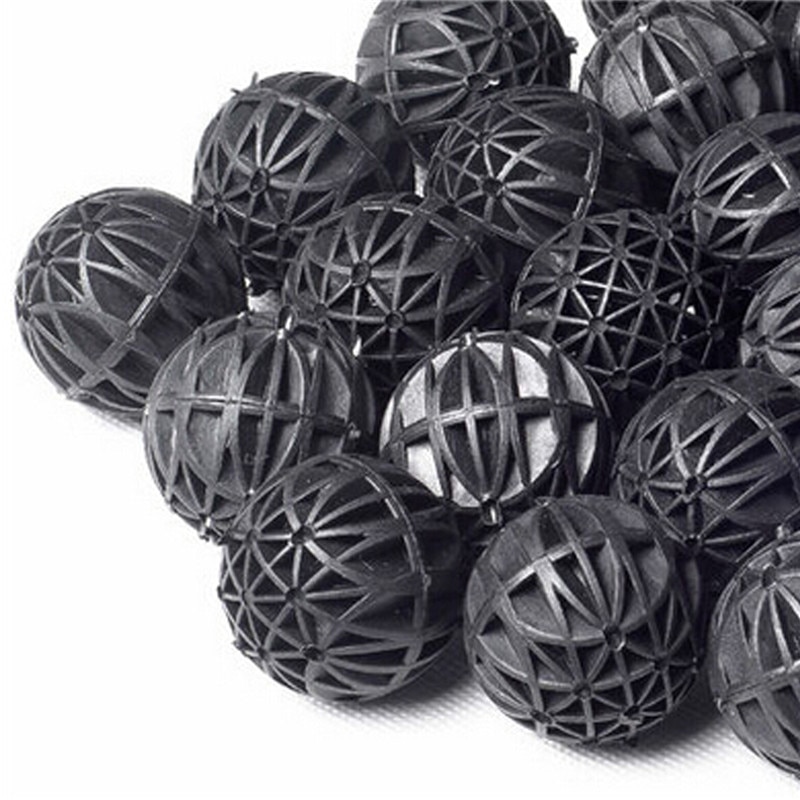 50pcs 16mm Biological Balls Aquarium Fish Nano Tank Filter Accessories Use With Wet/Dry Canister Media