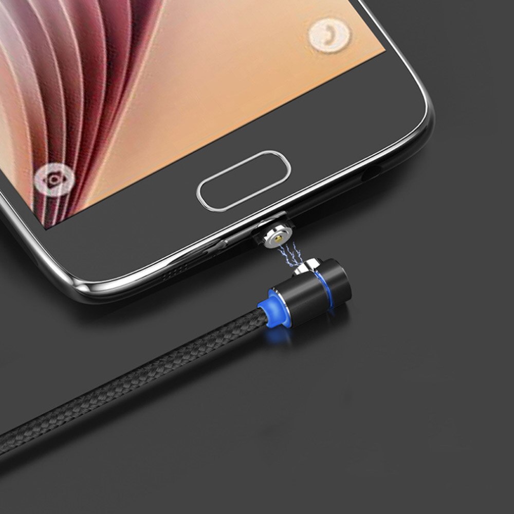 Micro usb type c latauskaapeli iphonelle samsung xiaomi redmi mangetic lataus usb kaapeli 90 asteen laturi microusb johto