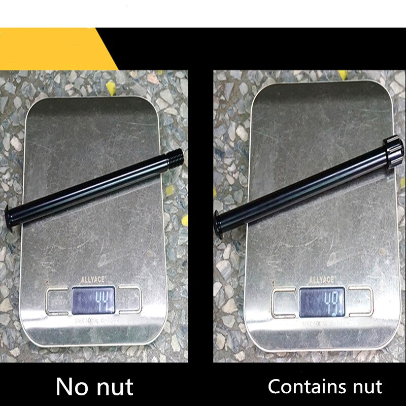 Sykkeltønneaksel foran baknav hurtigutløser karbonfiber 49g ultralett 142/148/123/126/162/171*12mm