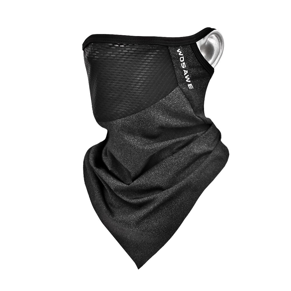 WOSAWE Breathable Motorcycle Face Mask Balaclava Neck Cover Sleeve Triangle Scarf Earloop Motorbike Full Face Shields Adult: BL348-H