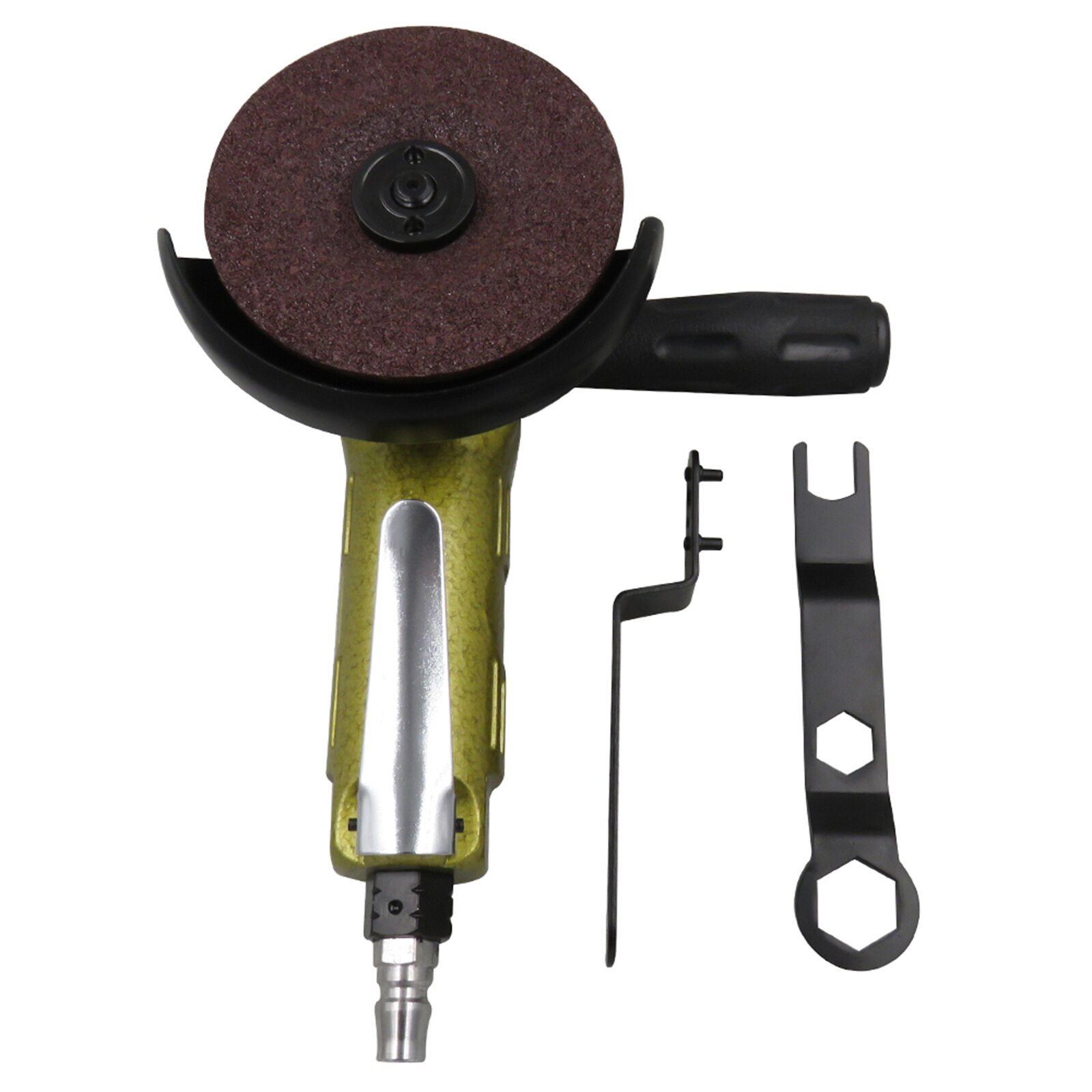 4-inch Portable Mini Air Angle Grinder Polishing Grinding Machine Air Grinder with 100mm Sanding Disc