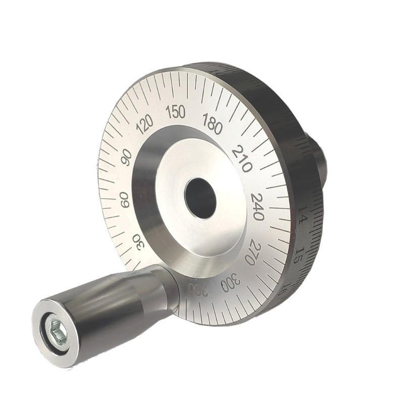 SL63-10 Roterende Handwiel Handwiel Handvat Aluminium Handwiel Met Schaal
