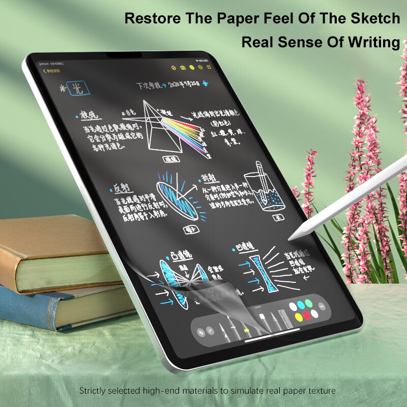 Protector de pantalla magnético PaperLike para ipad Air 4 Pro 11 Mini 6 10,2 7th 8th 9th generación, película de papel magnético para ipad