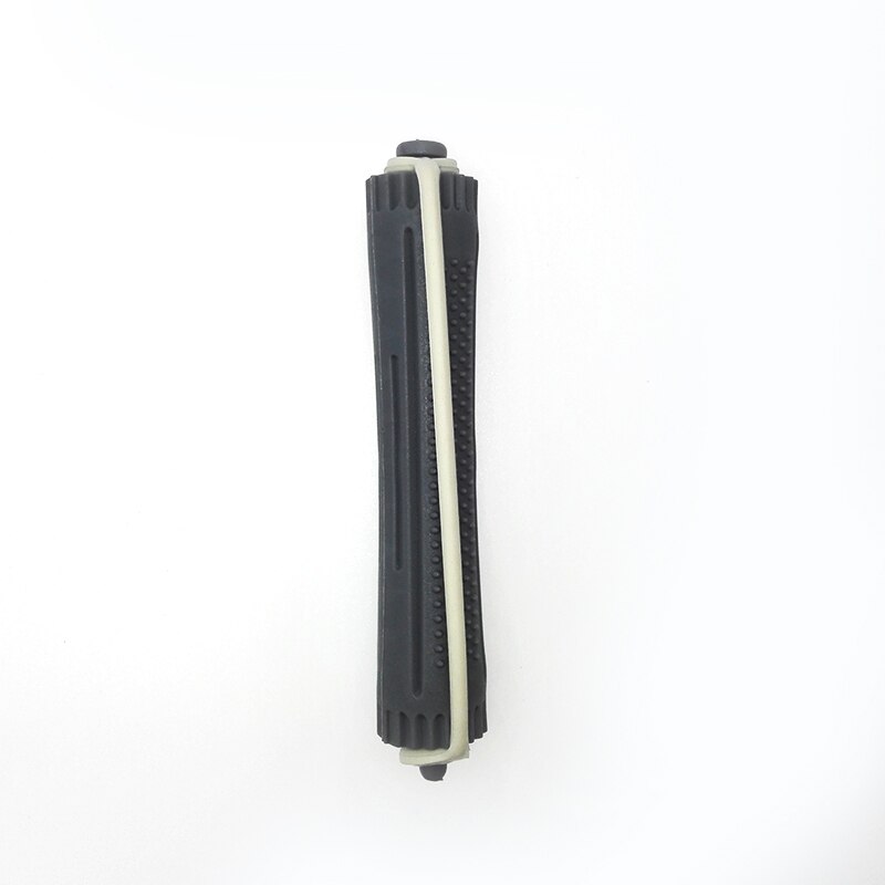 12pcs Hairdressing Perm Rods with Rubber Band Hair Curlers Rollers Plastics Hollow Core Flexi Rod Bigoudis Magique Curler UN518