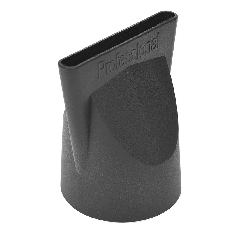 2 Stijlen Zwarte Platte Mond Haardroger Nozzle Professionele Salon Curl Droger Diffuser Smalle Concentrator Kapper Styling Tools: A