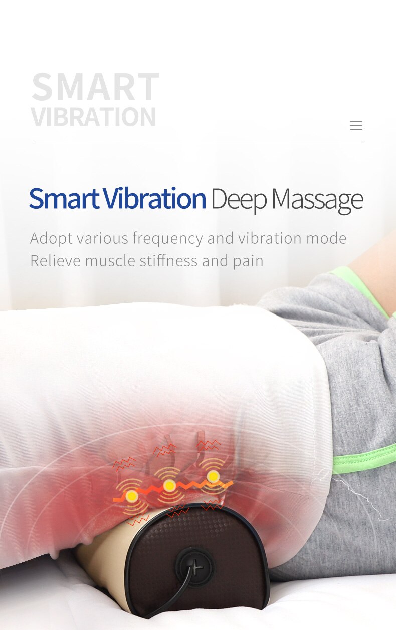 Almohada de masaje de relajación, vibrador eléctrico para cuello, hombros, terapia infrarroja, almohada de masaje de cabeza