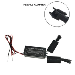 SUKIOTO 1 st DRL CCFL Inverter Ballast Driver voor E36 E38 E39 E46 CCFL Angel Eyes Kit Halo Ring driver power Ontsteking Doos: 1 Piece Female