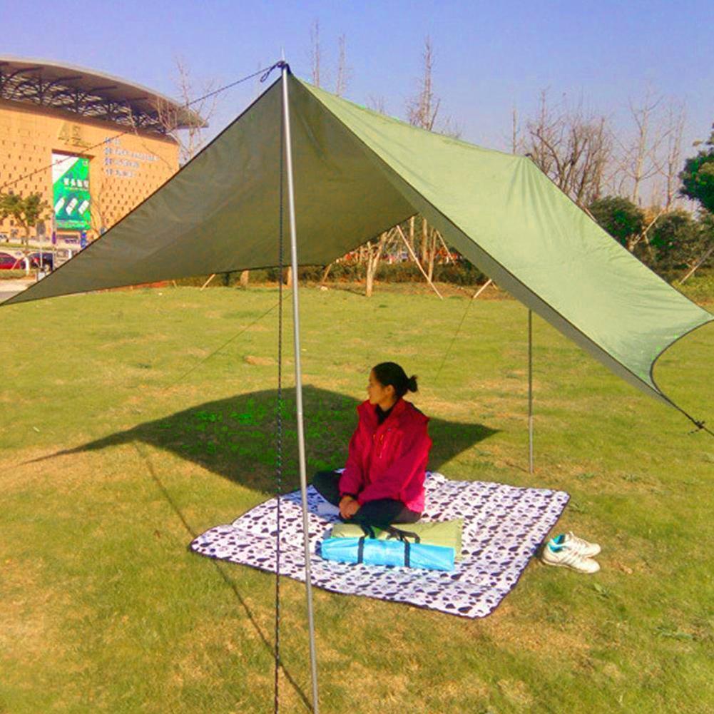 100*145cm riparo tenda Tarp Beach impermeabile ombra baldacchino piscina amaca tenda da sole giardino pioggia campeggio telone esterno U6l1