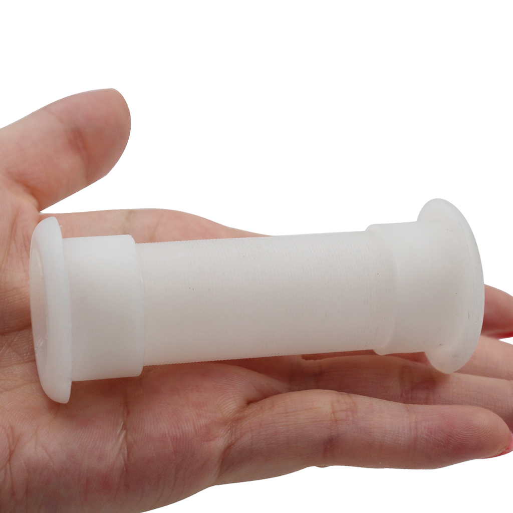 3/4 Inch Plastic Marine Boat Drain Tube Thru-Hull Concave Head Thru Hull Fittings for Transom Motorwell