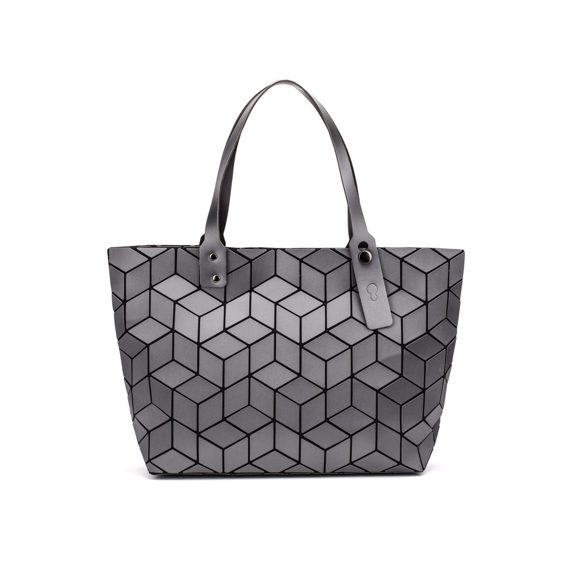 2022 einzelne schultertaschen im europäischen und amerikanischen retro-rhombus-design, geometrische gitter-schultertasche für: Dunkelgrau