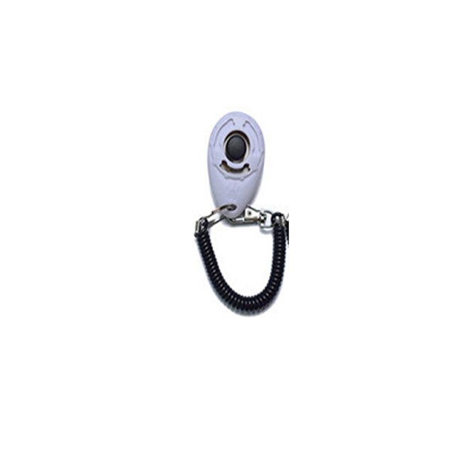 Pet Dog Dog Training Dog Supplies Clicker Trainer Fast Dog Training Device Clicker Whistle Password Equipment Trainer: White