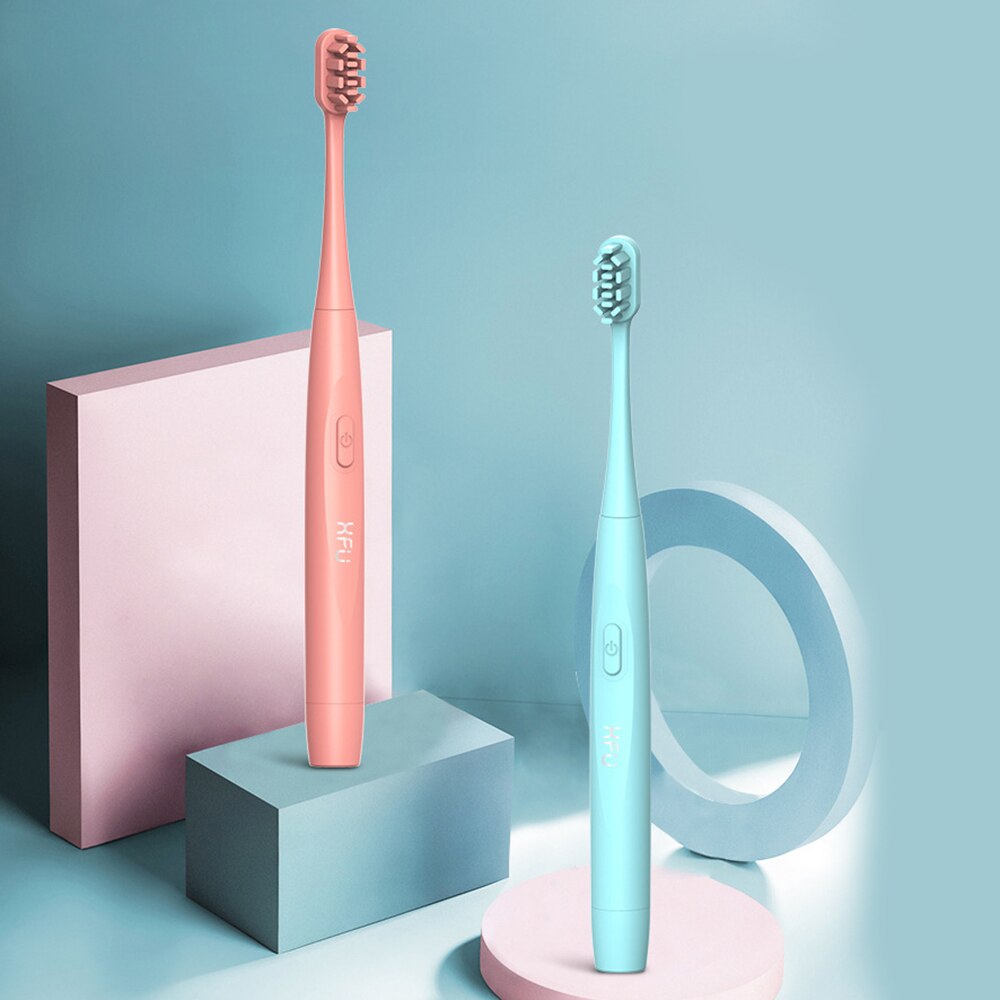 SEAGO Electric Toothbrush Sonic Replacement Brush Heads Battery Sonic Teeth Brush Deep Cleaning Included Soft-bristle Waterproof