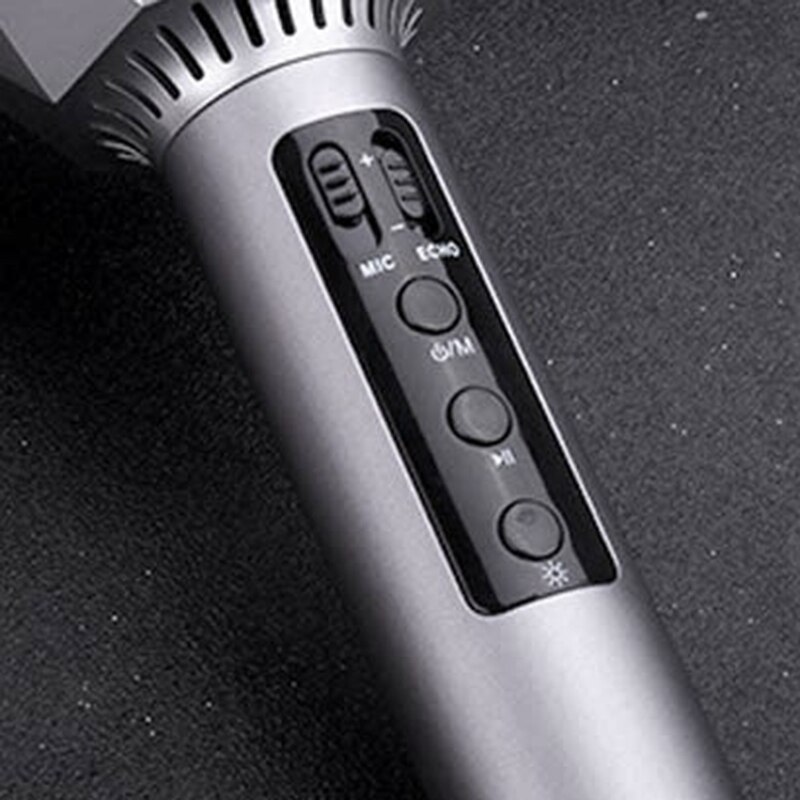 Karaoke Microphone Mobile Phone Singing Microphone Wireless Bluetooth Microphone with o Handheld Microphone