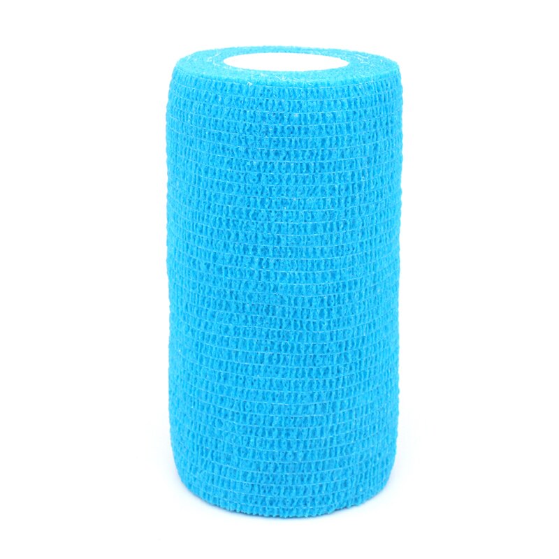 4 Inch 18 Rolls Self Aanhangend Wrap 4 Inch Zelfklevende Bandages Wrap Tape Stretch Bandage Zelfklevende Bandage Wraps: Light Blue