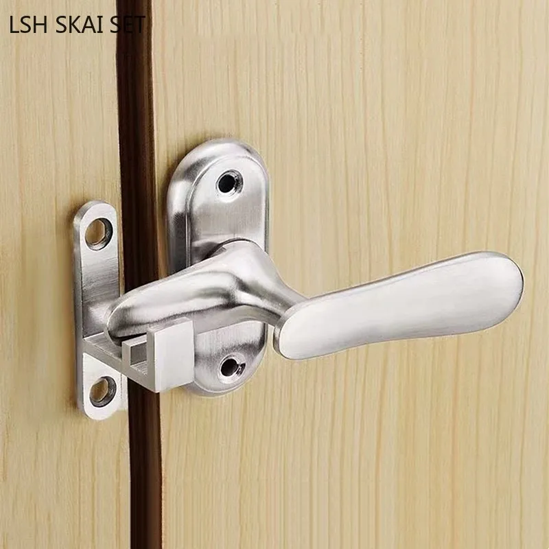 1pc Edelstahl Tür Fenster verriegelung Innen tür Sicherheits schloss Bad Scheune Tür bolzen Heimwerker Hardware Armaturen
