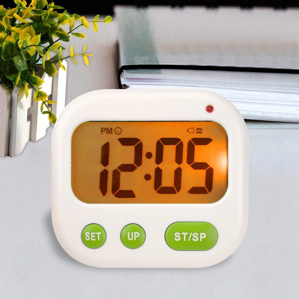 Vibration Backlight LED Digital Timer Electronic Desktop Student Alarm Clock