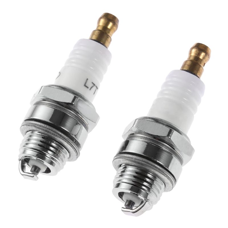 2Pcs 25cc 52cc 62cc Chainsaw Brush Cutter Spark Plug for 2 Stroke Engine MS180 MS250 MS070 Husquarna 365 Trimmer 260 430