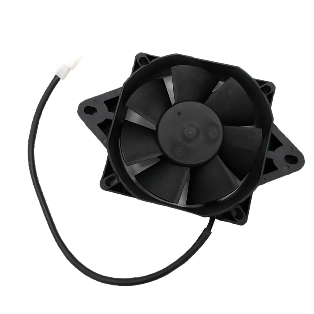Radiator Fan Engine Radiator Electric Fan Blower Motor Fan Fan Motor Radiator Fan, Black