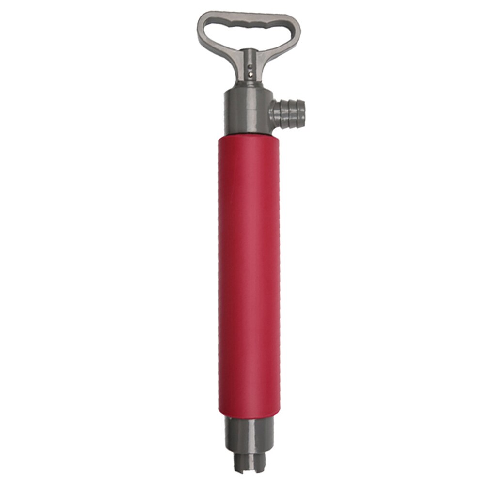 Kajak Handpomp Ilge Pomp Met Buis Draagbare Kano 41Cm Plastic Hand Bsafety Watering Elementen Voor Survival Rescue: Rood