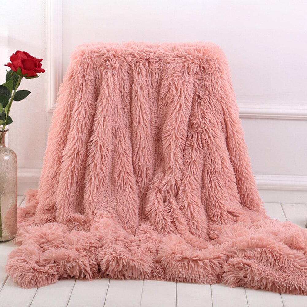 80x120cm Weichen, Flauschigen zottelig Warme Bett Sofa Bettdecke Bettwäsche Blatt Decke
