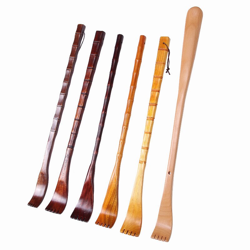 Gratte dos en bois, outil de santé pour gratter le dos en bois, masseur pour gratter le dos du corps, Massage du soulagement du bambou des démangeaisons