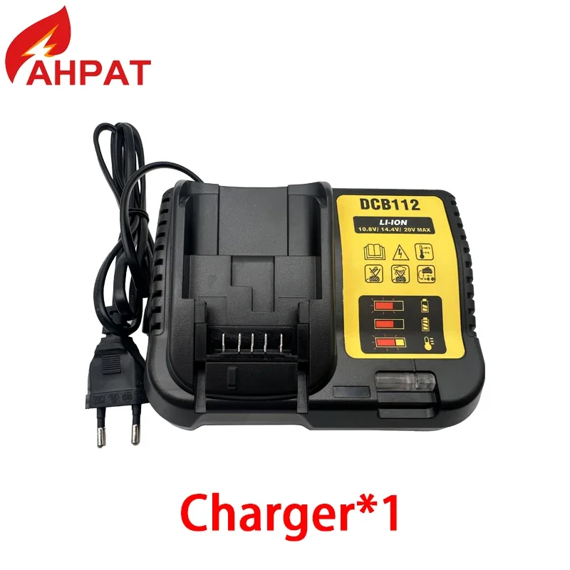 Baterías de 20V, batería de iones de litio DCB203 de 18,0Ah para herramientas Dewalt Max DCB205 DCB206 DCB200 DCB182 DCB180 DCB230 DCD DCF DCG Series: Verde