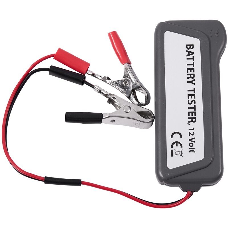 12V Car Battery &amp; Alternator Tester - Test Battery Condition &amp; Alternator Charging (LED indication)