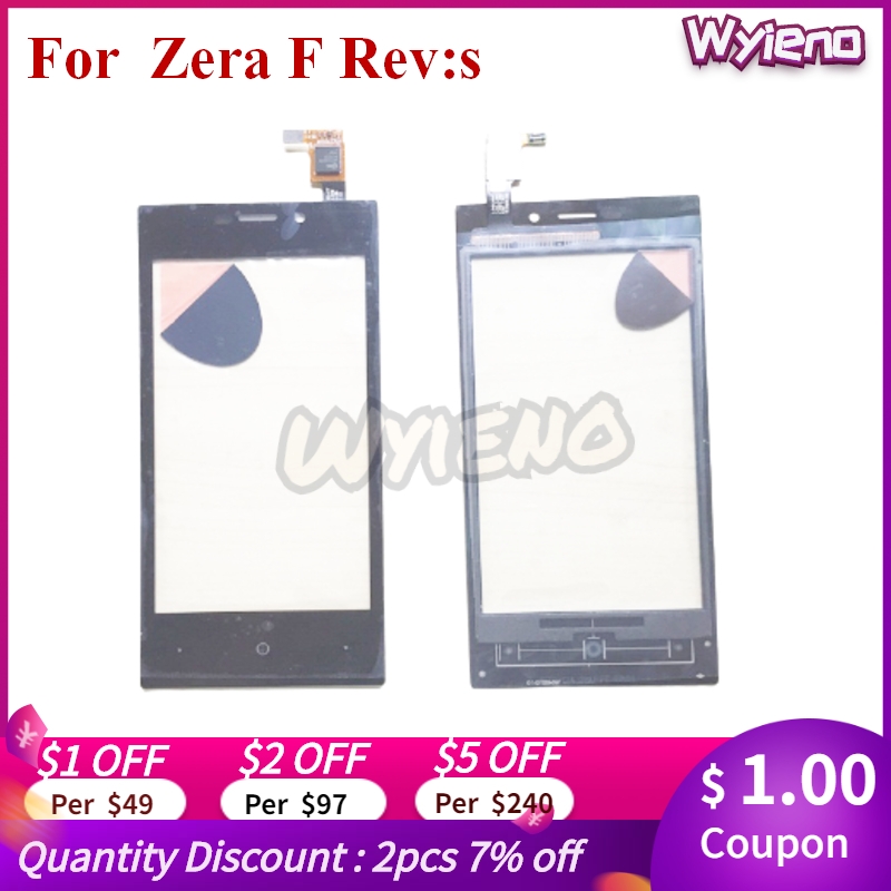 Wyieno Voor Highscreen Zera F Rev. S Touch Screen Glas Sensor Digitizer Panel Vervangende Onderdelen + Tracking