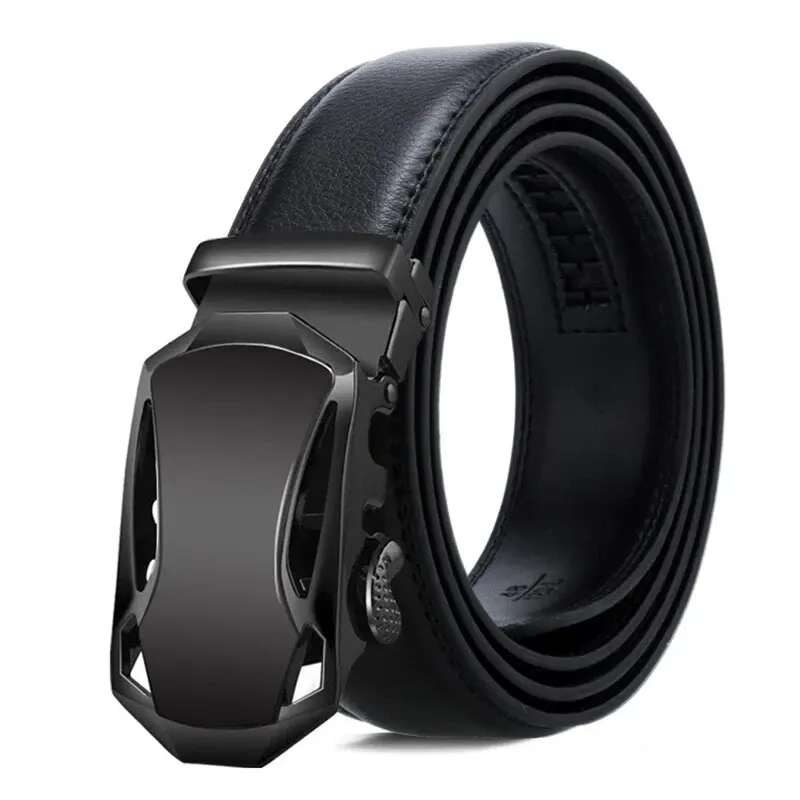 Mode zakelijke herenriem Echte luxe merkriem Metalen gespriem Hoogwaardig PU-leer Zachte riem met cargobroek Jeans: WHITE