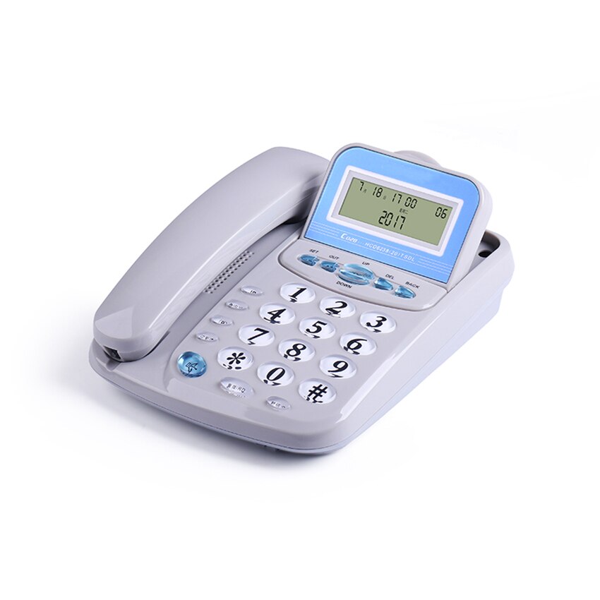 Corded Phone with Speakerphone, Large Tilt Display &amp; Buttons, Caller ID/Call Waiting, 3 Alarm Setting, Do not Disturb Mode