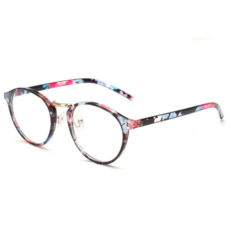 Elbru vintage runda glasögonbågar retro dambågar klar lins glasögonmärke gafas de sol gafas glasögon glasögon