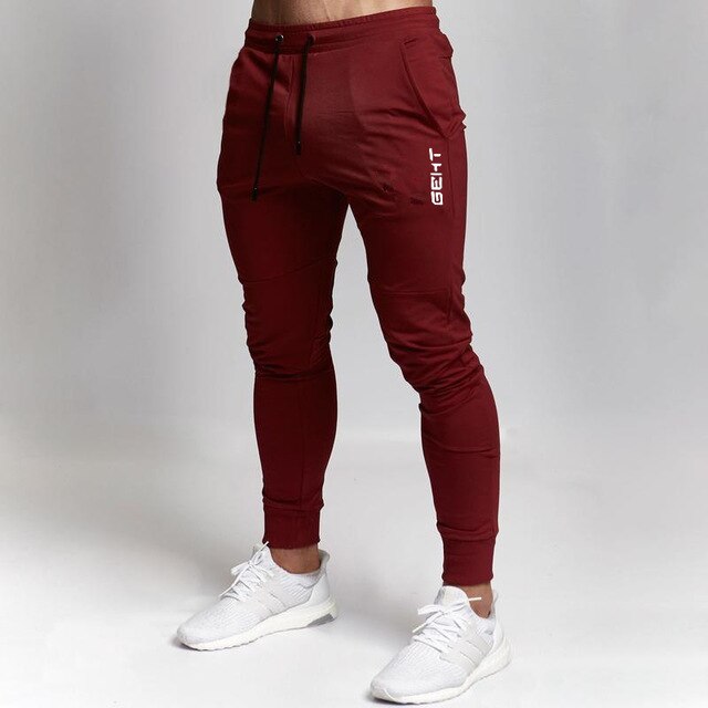 Geht Casual Skinny Broek Heren Joggers Joggingbroek Fitness Workout Track Broek Herfst Mannelijke Mode Broek: M / 10