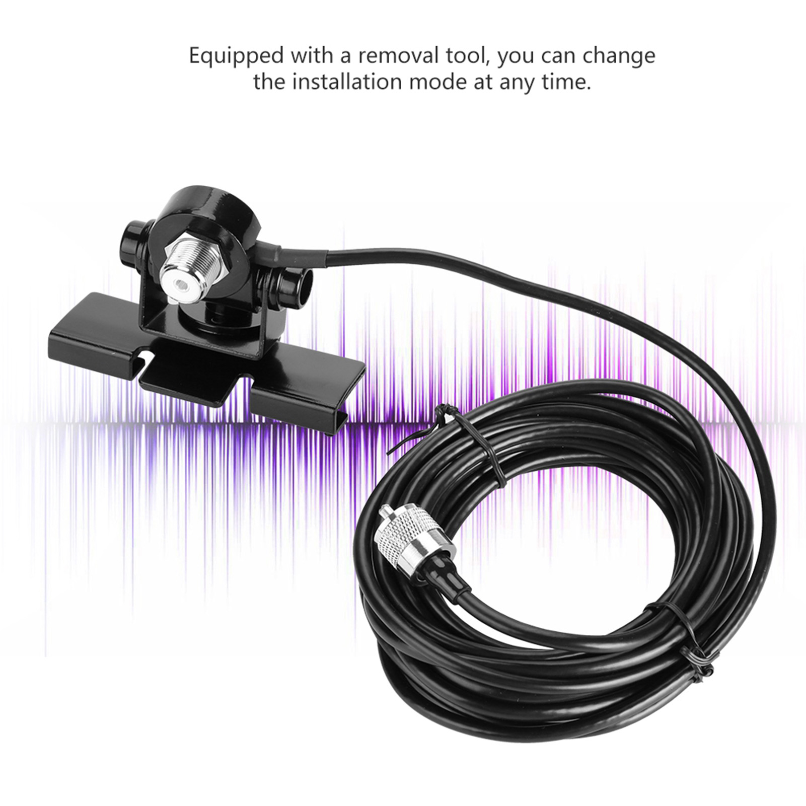 Auto-Antennenhalterung für mobiles Radio, Auto-Clip-Halterung, Kofferraumdeckel, Schrägheck, Türhalterung
