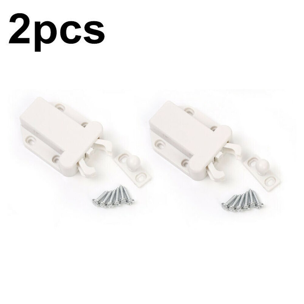 2PC Push To Open Door Catch Kitchen Cabinet Touch Latch Release Drawer Cupboard Cabinets Wardrobes Chests Of Drawer