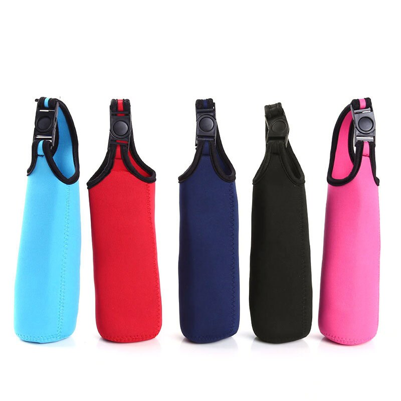 Funda para botellas portador de manga térmico aislamiento bolsas de botellas de agua paño termo taza bolsa