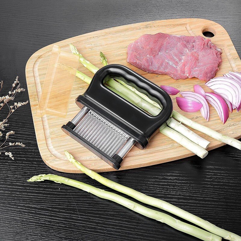 Tenderizer, 48 Stainless Steel Ultra Sharp Needle Blade Tenderizer for Tenderizing Steak, Durable Baking Accessories
