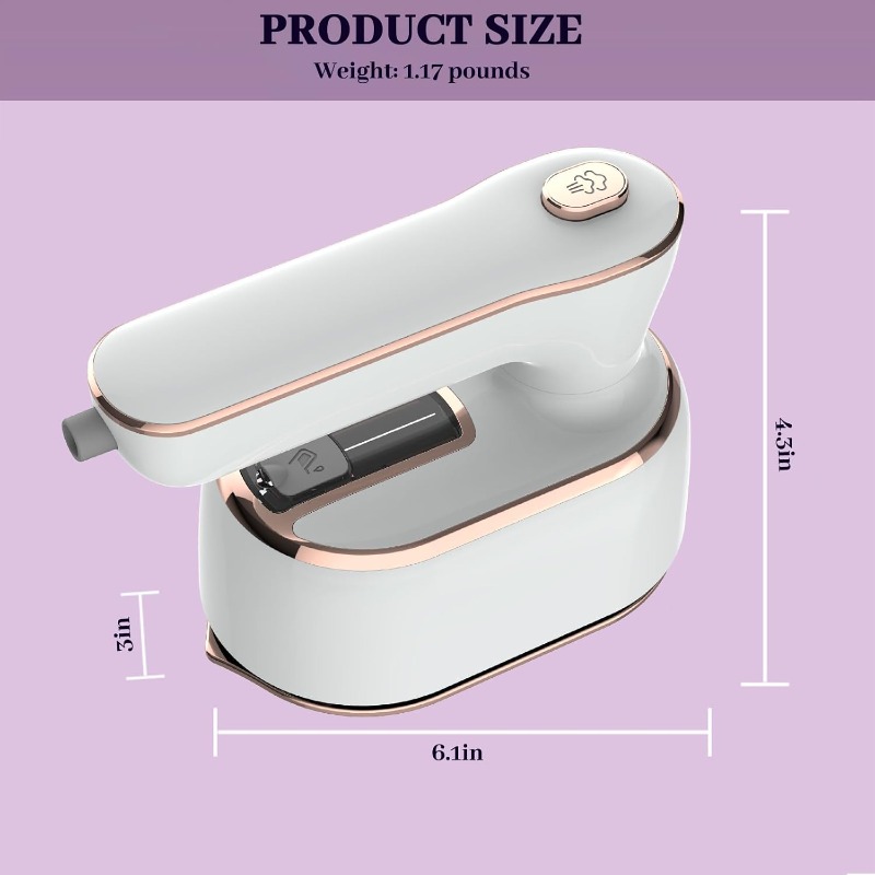 110v 1000w mini håndholdt klesdamper dampstrykejern til klær, husholdningstekstiler, 100ml stk. bærbar hurtigvarme til stryking av klær