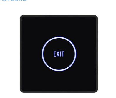 infrared sensor door gate lock exit release button switch glass panel surface waterproof with NC NO COM(remote control optional): black
